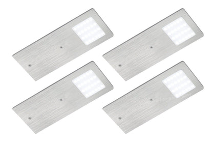 20w LED Under Cabinet Kitchen Lights Slim Rectangular Cool White 6500k Kit of 4 - Energy Light Bulbs - Free delivery on all orders