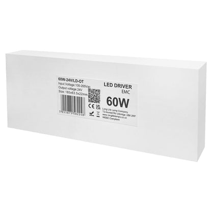 24V LED Driver Power Supply Transformer Low Voltage 60W - Energy Light Bulbs - Free delivery on all orders