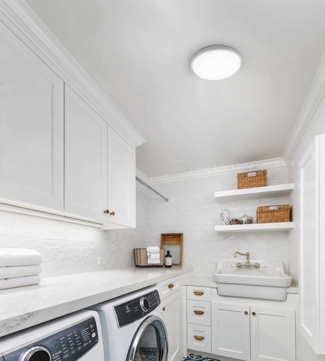 24w LED Bulkhead Round Ceiling Light Cool White - Energy Light Bulbs - Free delivery on all orders
