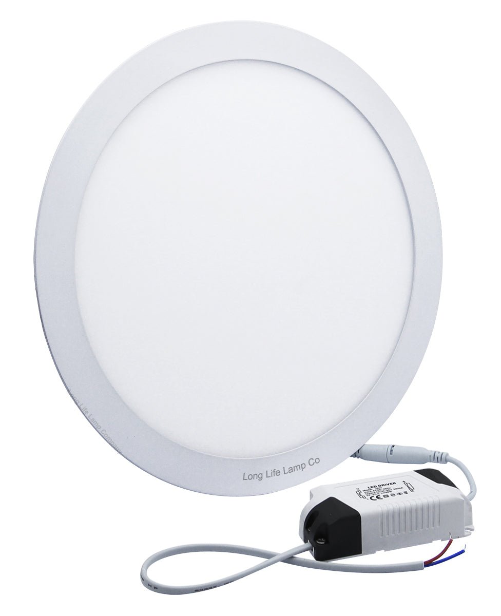 24w LED Round Recessed Ceiling Panel Light Ultra Slim Cool White - Energy Light Bulbs - Free delivery on all orders