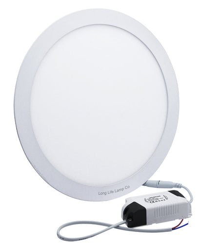 24w LED Round Recessed Ceiling Panel Light Ultra Slim Cool White - Energy Light Bulbs - Free delivery on all orders