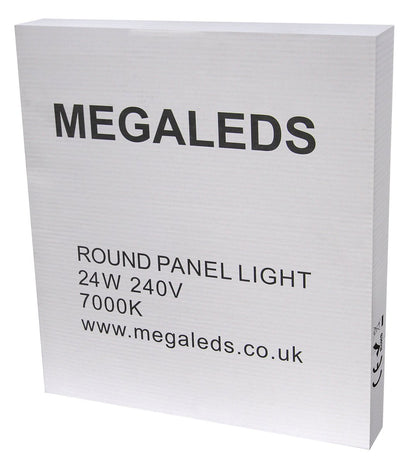 24w LED Round Recessed Ceiling Panel Light Ultra Slim Cool White - Energy Light Bulbs - Free delivery on all orders