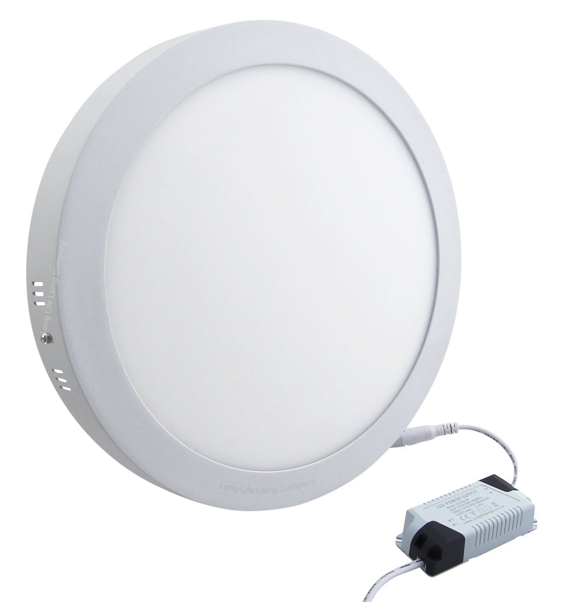 24w LED Round Surface Mount Ceiling Panel Light 6500K - Energy Light Bulbs - Free delivery on all orders