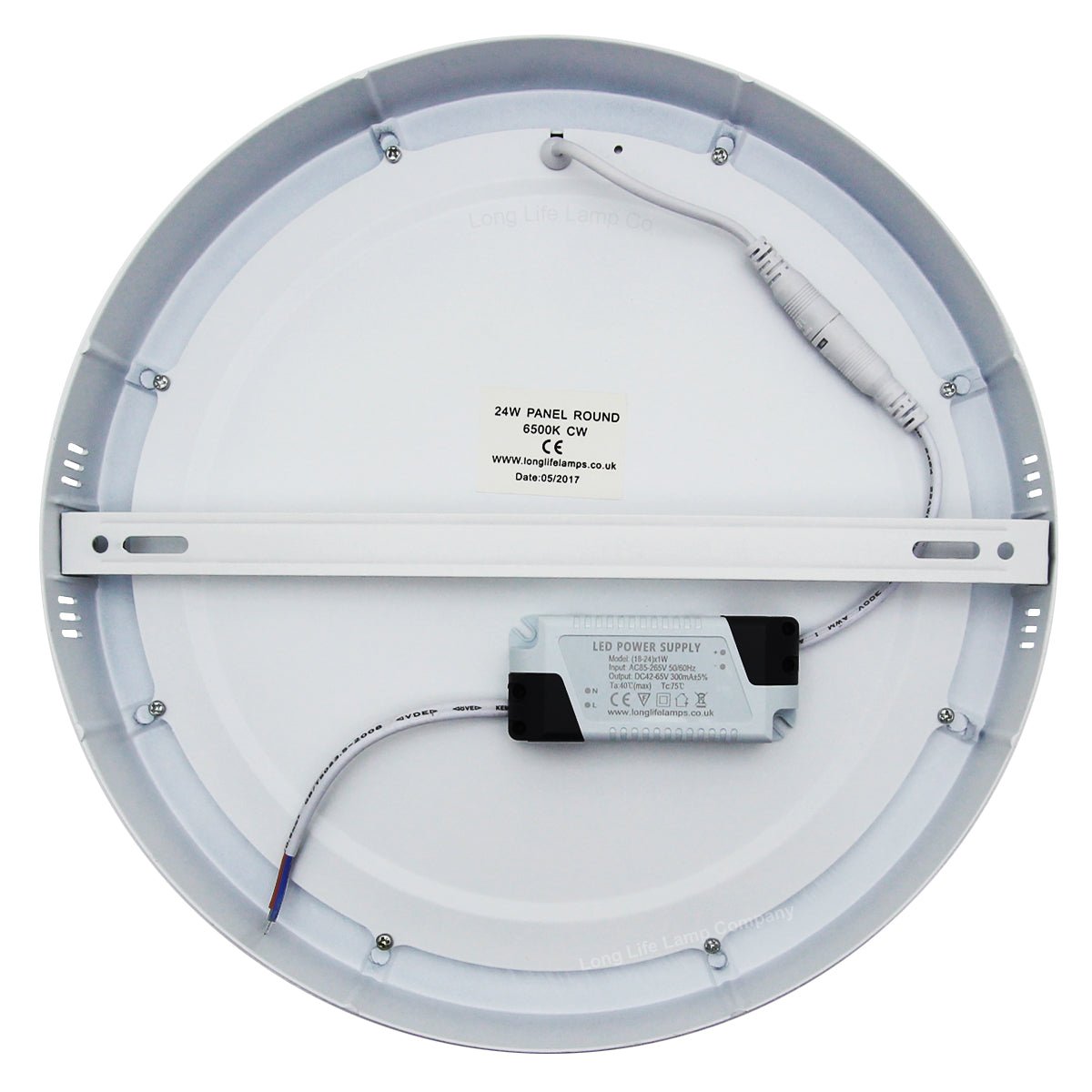24w LED Round Surface Mount Ceiling Panel Light 6500K - Energy Light Bulbs - Free delivery on all orders