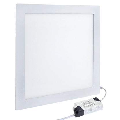 24w LED Square Recessed Ceiling Flat Panel Ultra slim Cool White 300mm x 300mm - Energy Light Bulbs - Free delivery on all orders