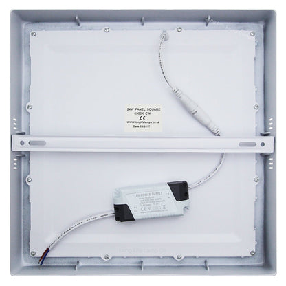 24w LED Square Surface Mount Ceiling Panel Down Light Cool White 6500K - Energy Light Bulbs - Free delivery on all orders