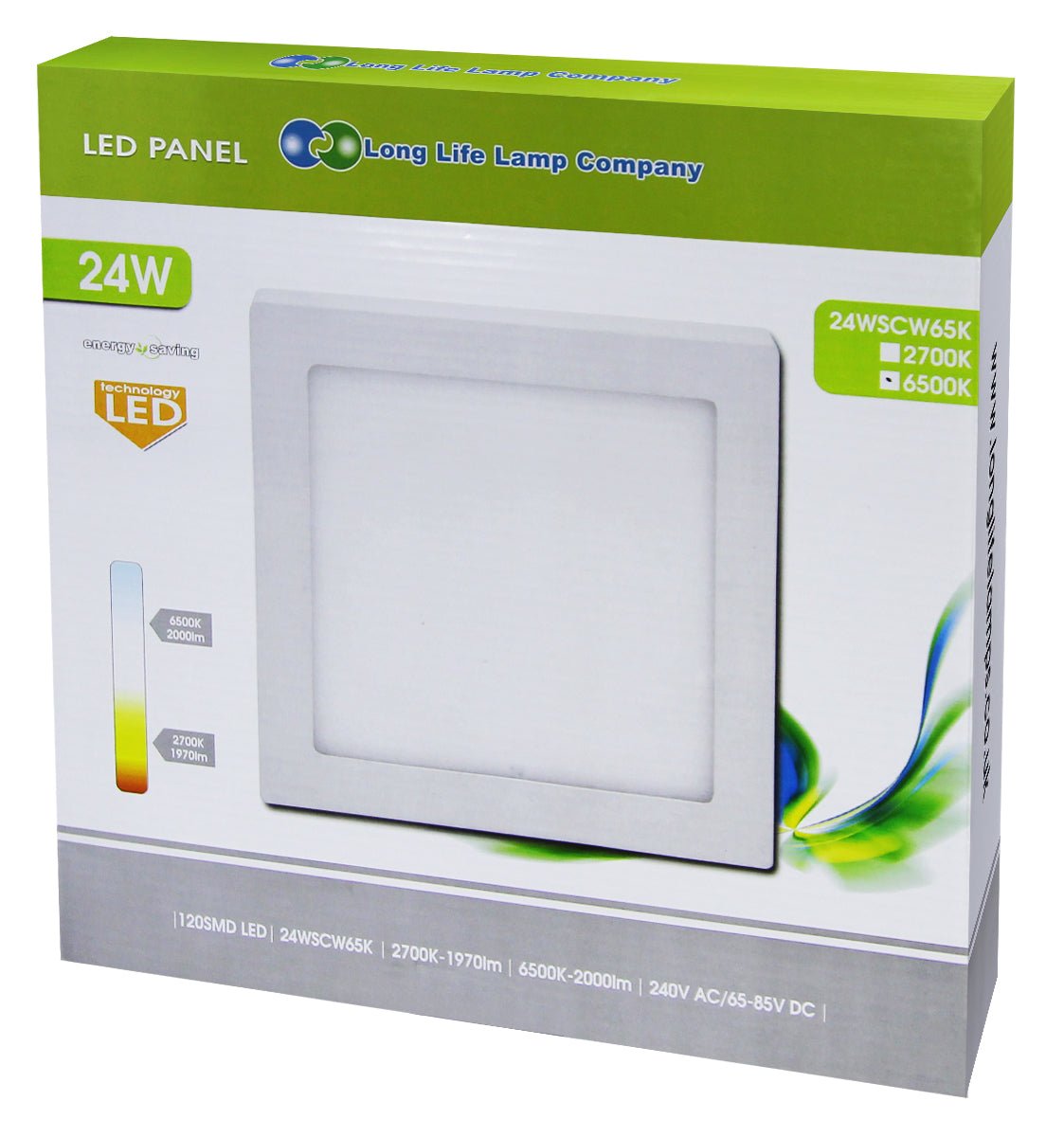 24w LED Square Surface Mount Ceiling Panel Down Light Cool White 6500K - Energy Light Bulbs - Free delivery on all orders