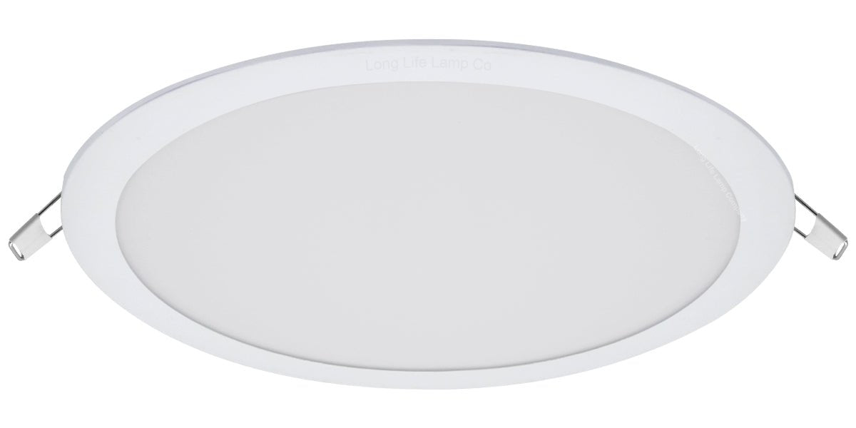 24w Round LED Ceiling Light Recessed Panel Flat Warm White - Energy Light Bulbs - Free delivery on all orders