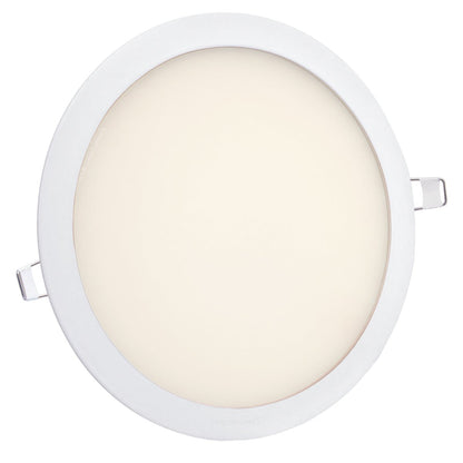 24w Round LED Ceiling Light Recessed Panel Flat Warm White - Energy Light Bulbs - Free delivery on all orders