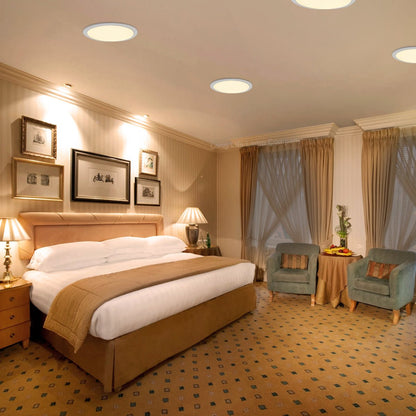 24w Round LED Ceiling Light Recessed Panel Flat Warm White - Energy Light Bulbs - Free delivery on all orders
