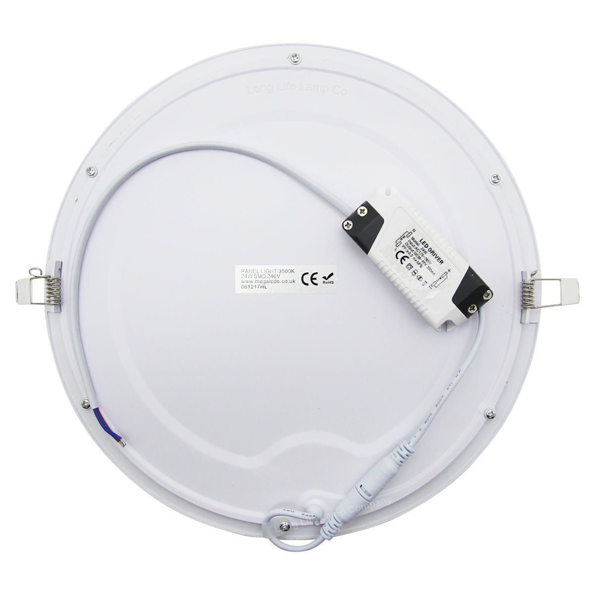 24w Round LED Ceiling Light Recessed Panel Flat Warm White - Energy Light Bulbs - Free delivery on all orders