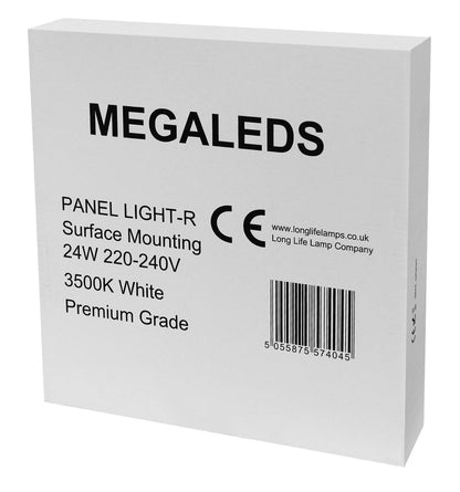 24w Round LED Ceiling Light Surface Mount Panel Warm White - Energy Light Bulbs - Free delivery on all orders
