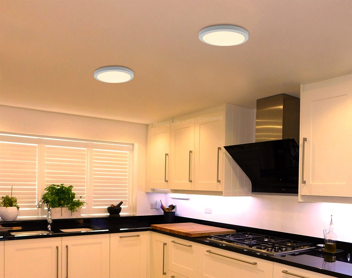 24w Round LED Ceiling Light Surface Mount Panel Warm White - Energy Light Bulbs - Free delivery on all orders