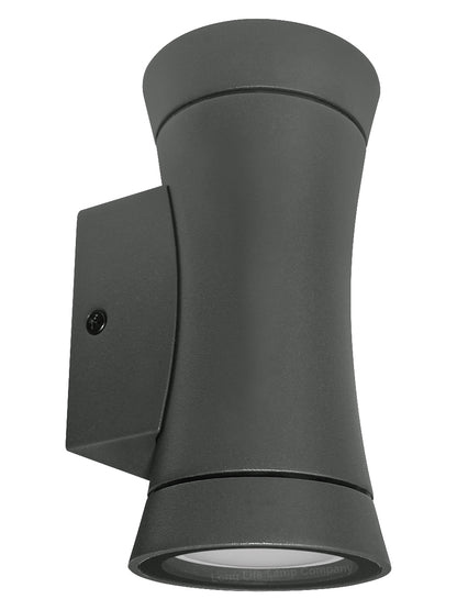 Black Outdoor Double Wall Light Cone Shape ZLC313