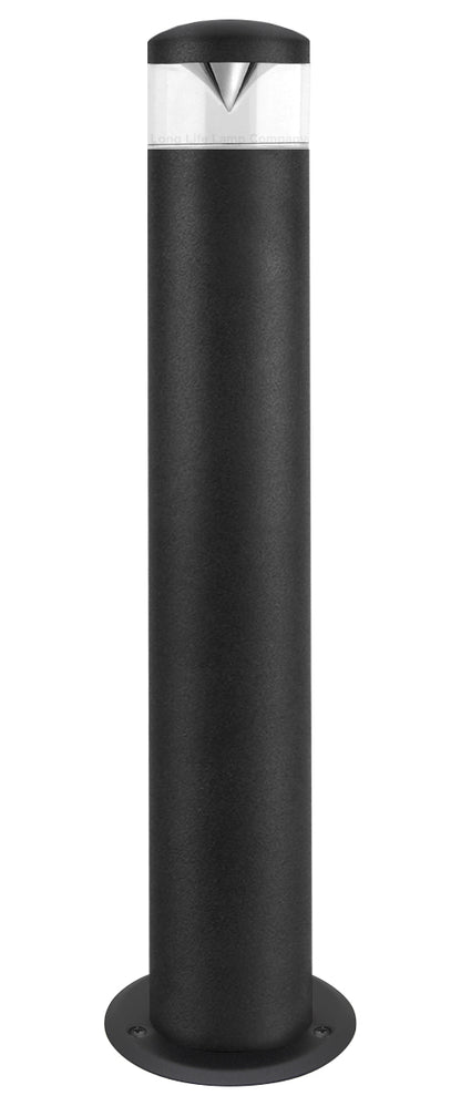 LED Black Bollard Outdoor Garden Light ZLC303K with 5w GU10 CW