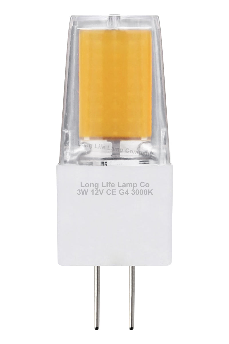10 Pack G4 LED Bulbs 3W 12V Warm White 30W Halogen Equivalent - Free delivery on all orders