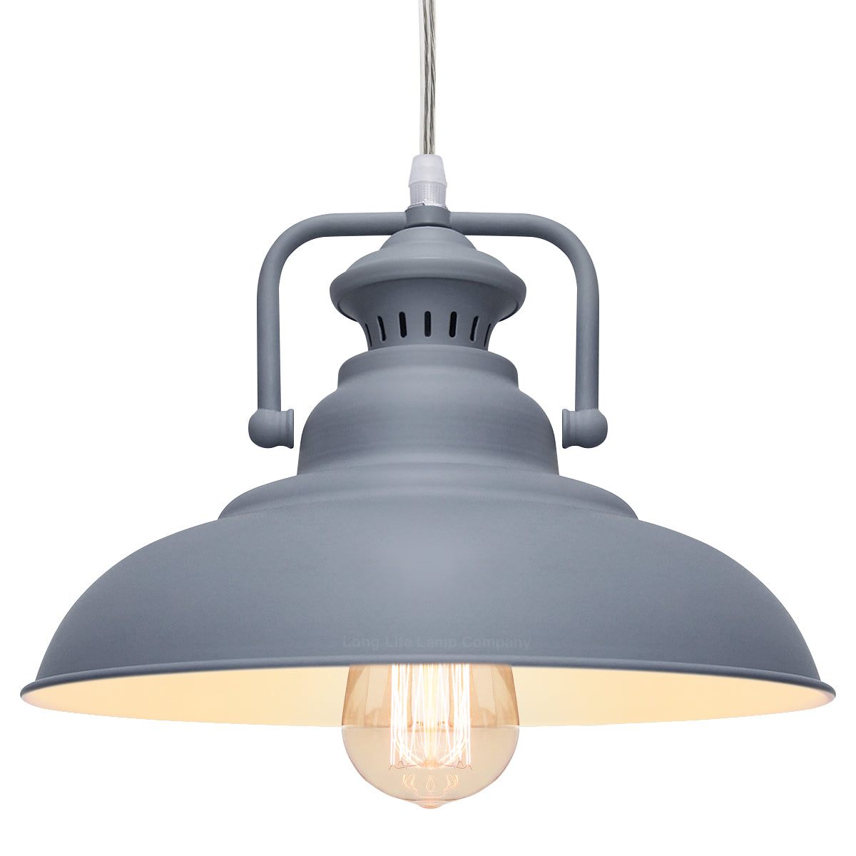 Metal Ceiling Pendant Shade Modern Grey - Free delivery on all orders