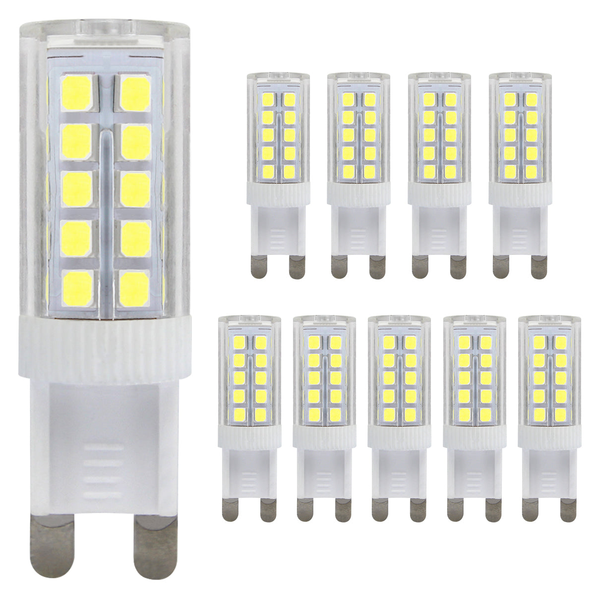 10 PACK 5w G9 LED Bulb Cool White Equivalent 40w Replacement for Halogen Capsule 