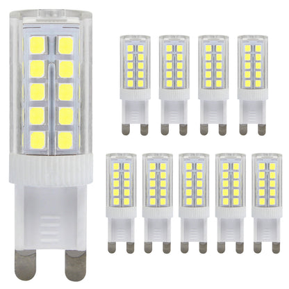 10 PACK 5w G9 LED Bulb Cool White Equivalent 40w Replacement for Halogen Capsule 