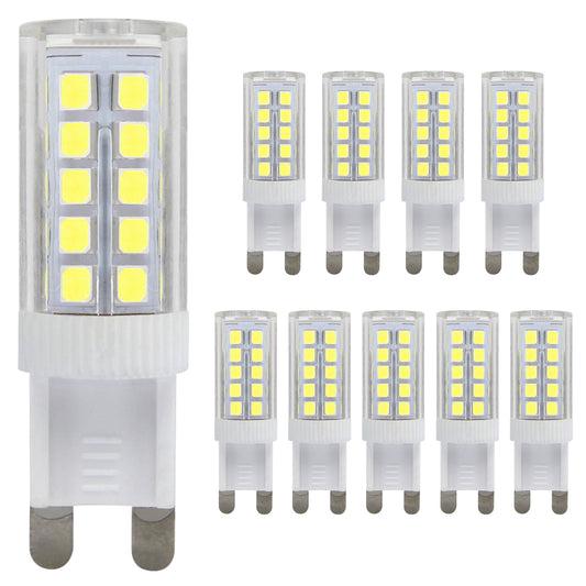 10 PACK 5w G9 LED Bulb Cool White Equivalent 40w Replacement for Halogen Capsule 