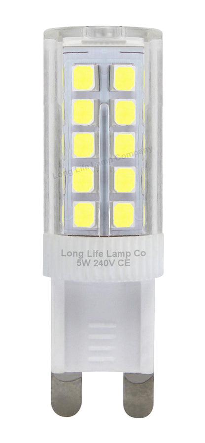 5w G9 LED Bulb Cool White Equivalent 40w High Power Replacement for Halogen Capsule 