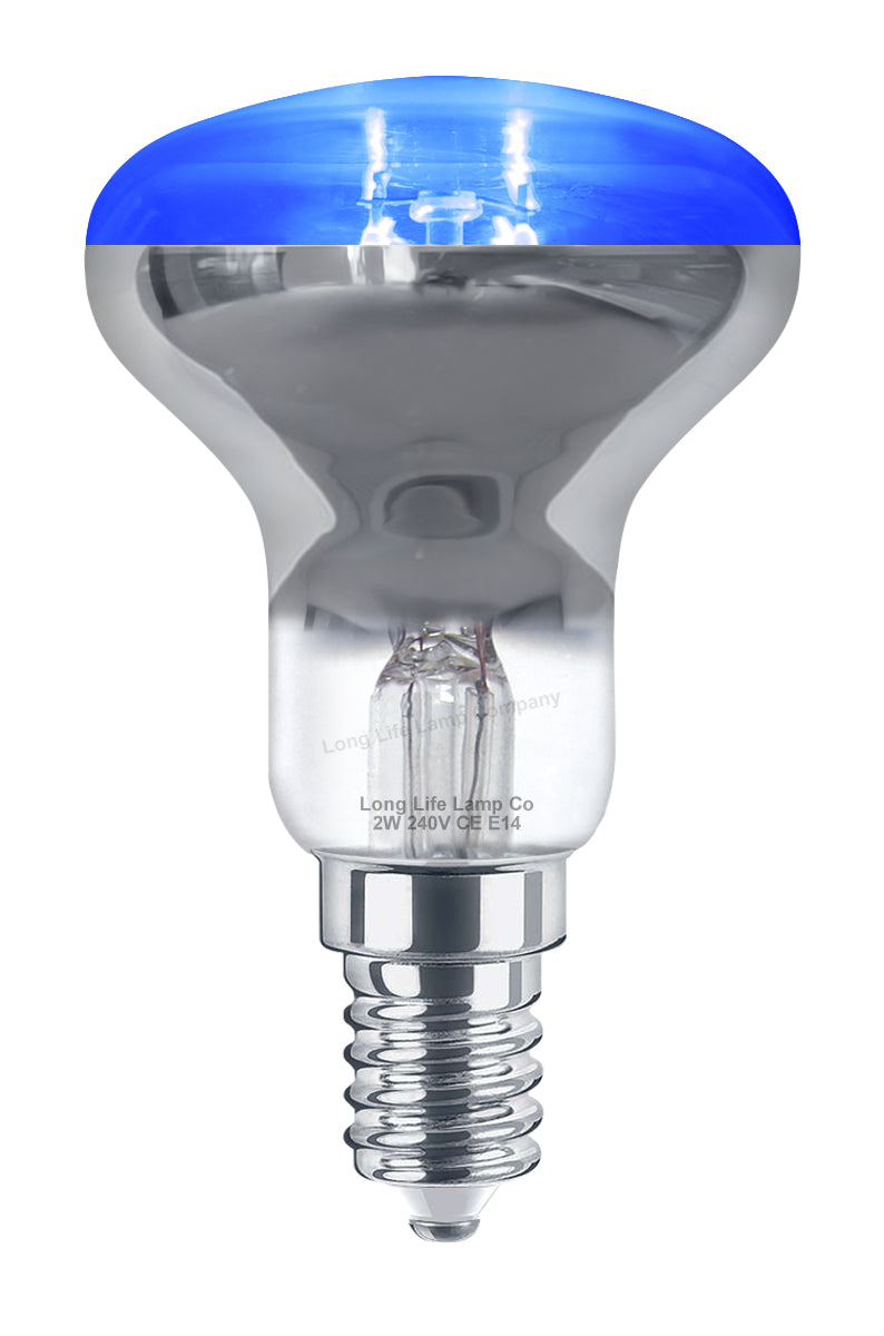 2w LED R50 Reflector Light Bulb Blue E14 Replacement For Halogen Reflector Spots 