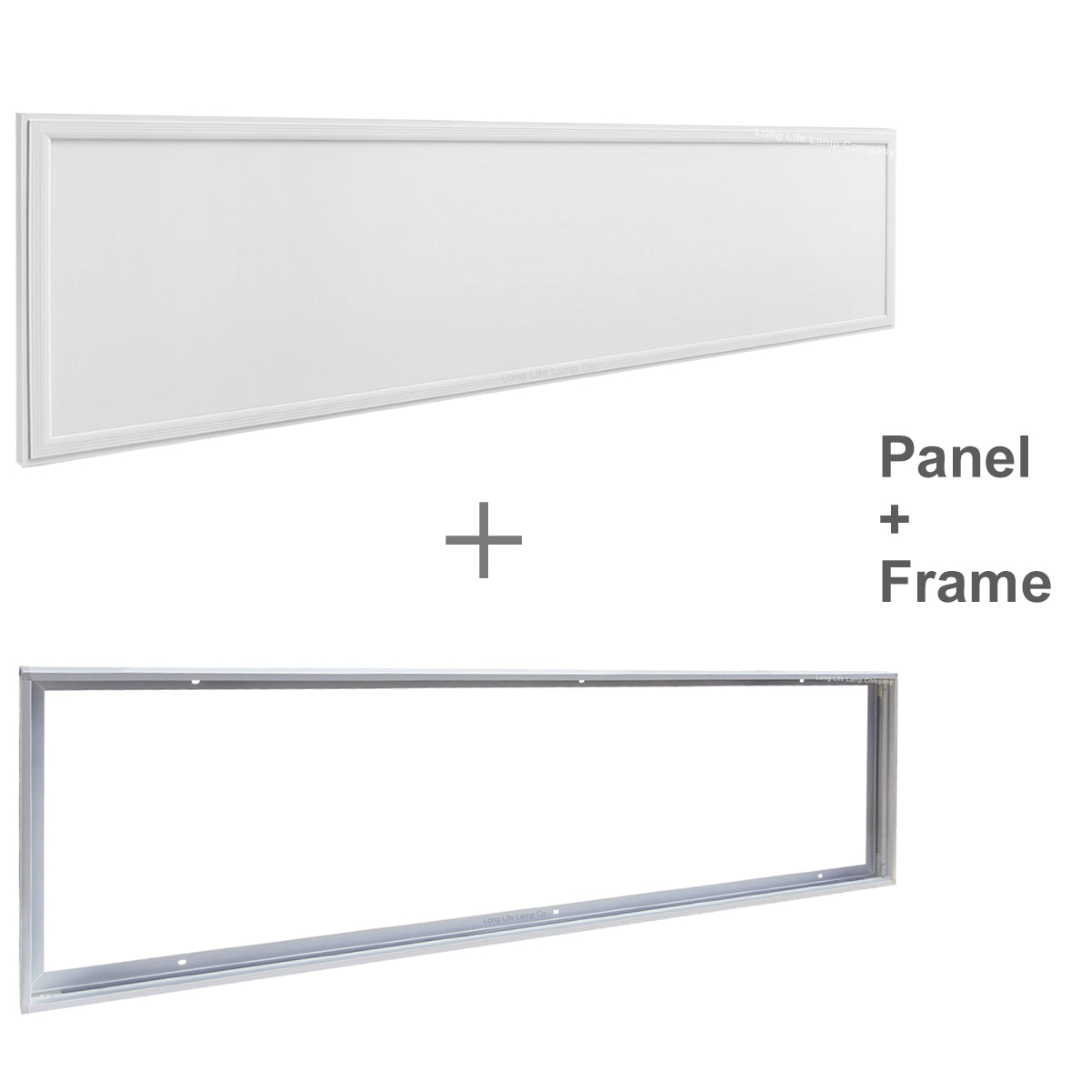 40w  1200 x 300 LED Panel Light Surface Mount  Warm White 3500k