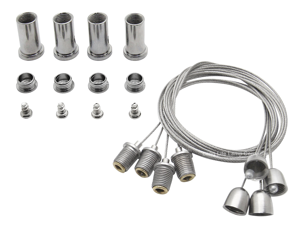 LED Panel Hanging Wires Fittings Kit for Suspended Ceiling Panels