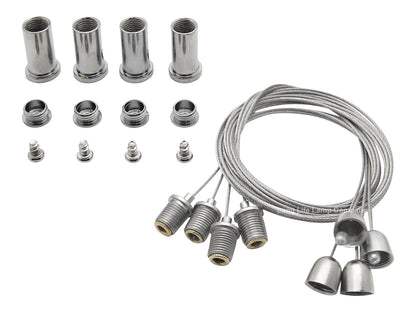 LED Panel Hanging Wires Fittings Kit for Suspended Ceiling Panels