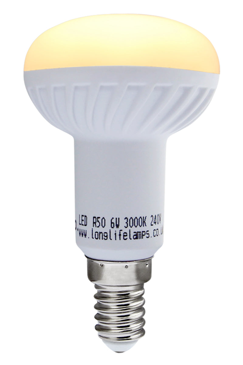 6w R50 LED Reflector Light Bulb Energy Saving Replacement For Halogen