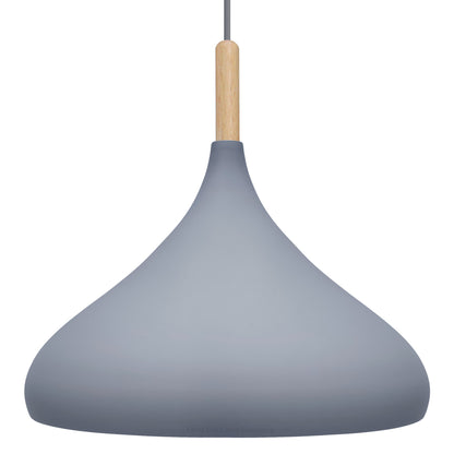 Grey Metal Dome Pendant Ceiling Light Vintage Orient Hanging Shade M0136