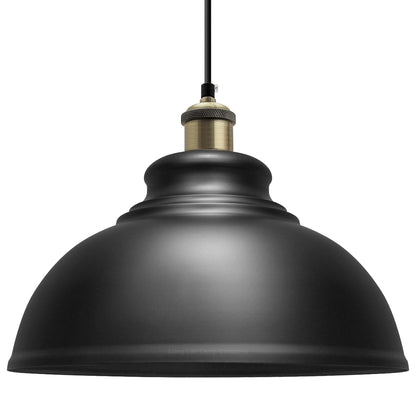 Vintage Industrial Black Metal Ceiling Pendant Light M0138
