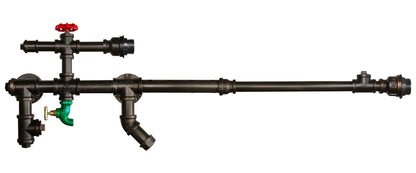 Steampunk Rifle Wall Light E27 LED 60W Industrial with 2w T30 & 4w T45