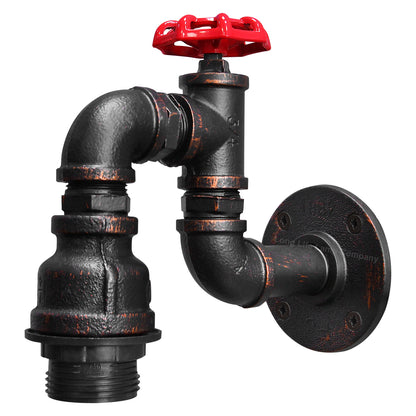 Industrial Vintage Water Pipe Wall Lamp