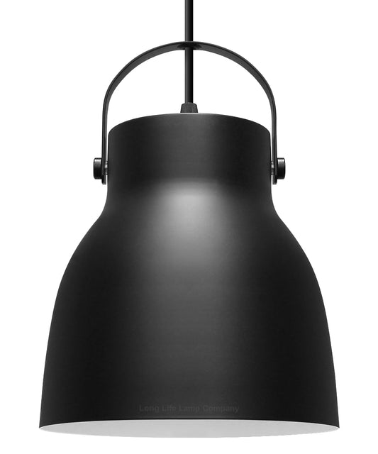 Modern Retro Pendant Light Black Metal Lamp Shade Scone M0149