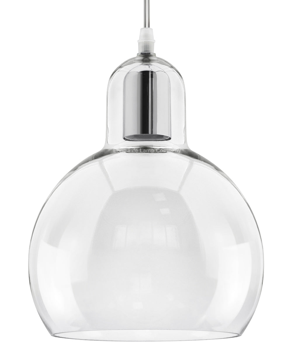 Modern Mini Globe Clear Glass Pendant Light M0185 - Free delivery on all orders