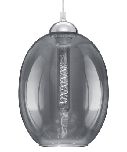 Modern Vintage Oval Glass Ceiling Pendant Light M0197
