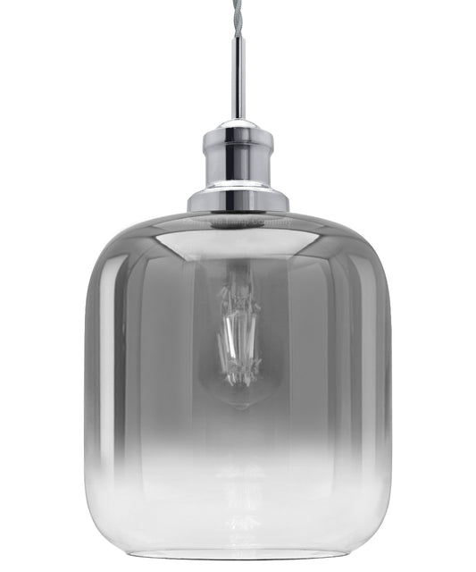 Modern Vintage Glass Grey Pendant Light M0202