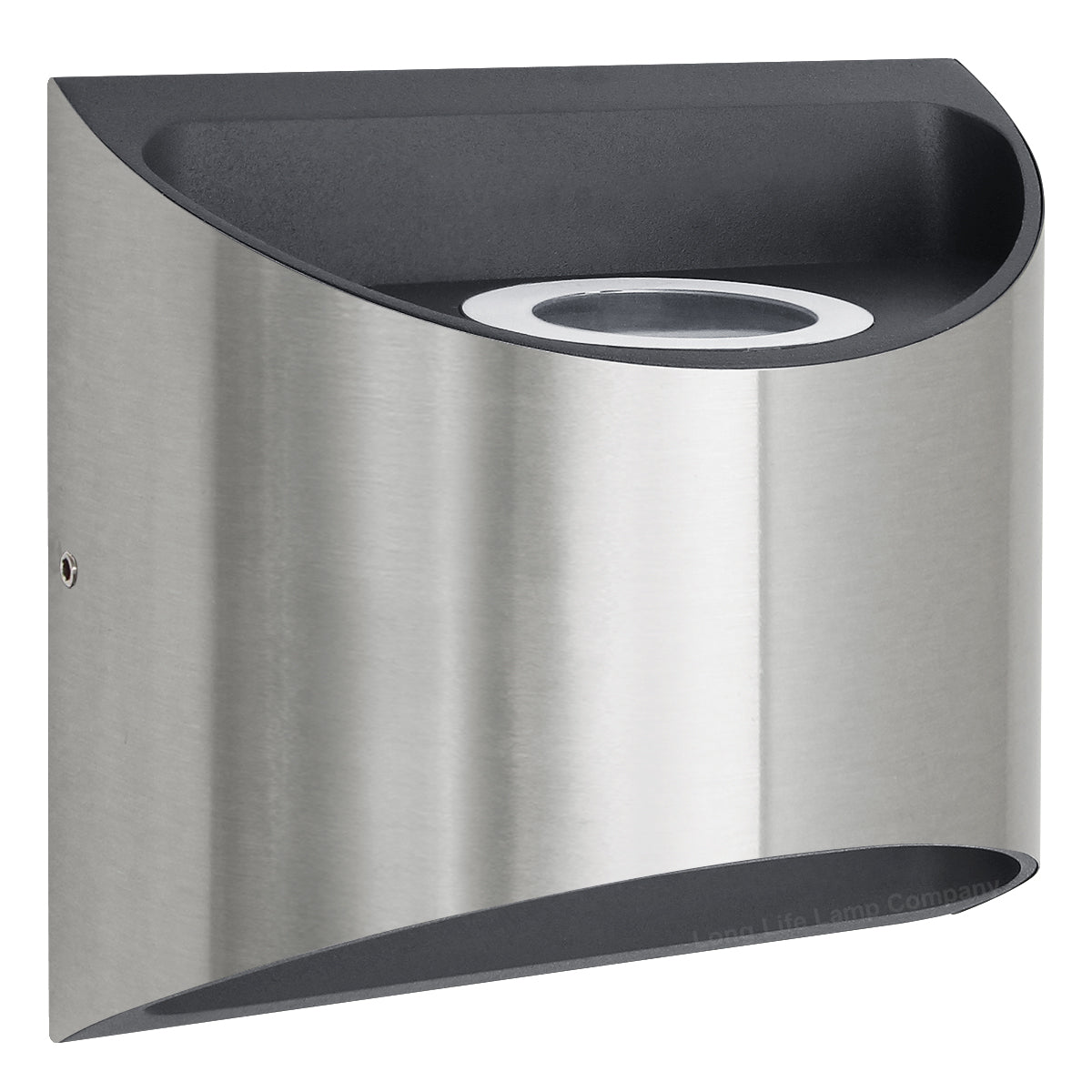 8W LED Outdoor Wall Light Warm White Stainless Steel IP54