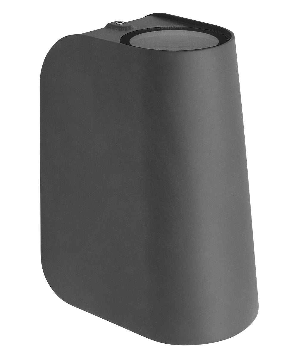 Double Outdoor Wall Light Black