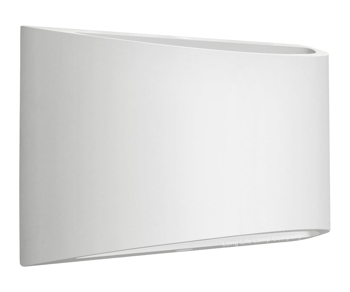 Modern Up Down Gypsum Ceramic Wall Light M0215 with G9 LED 5W WW