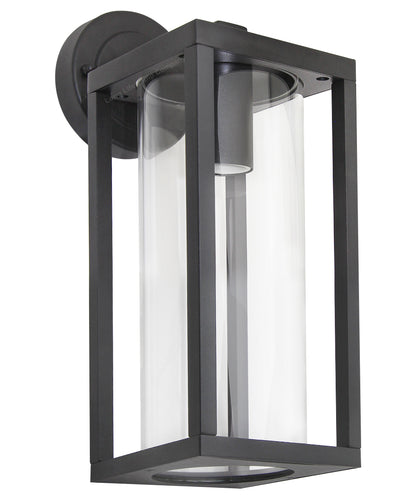 Outdoor Dark Grey Wall Light with 4W LED