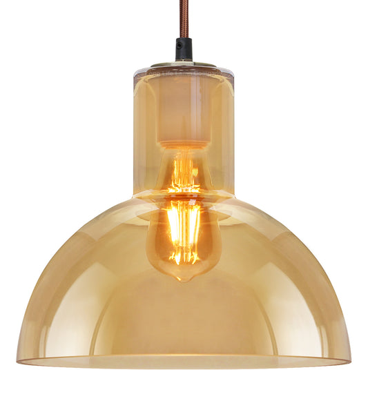 Modern Vintage Ceiling Gold Glass Pendant Lamp M0223