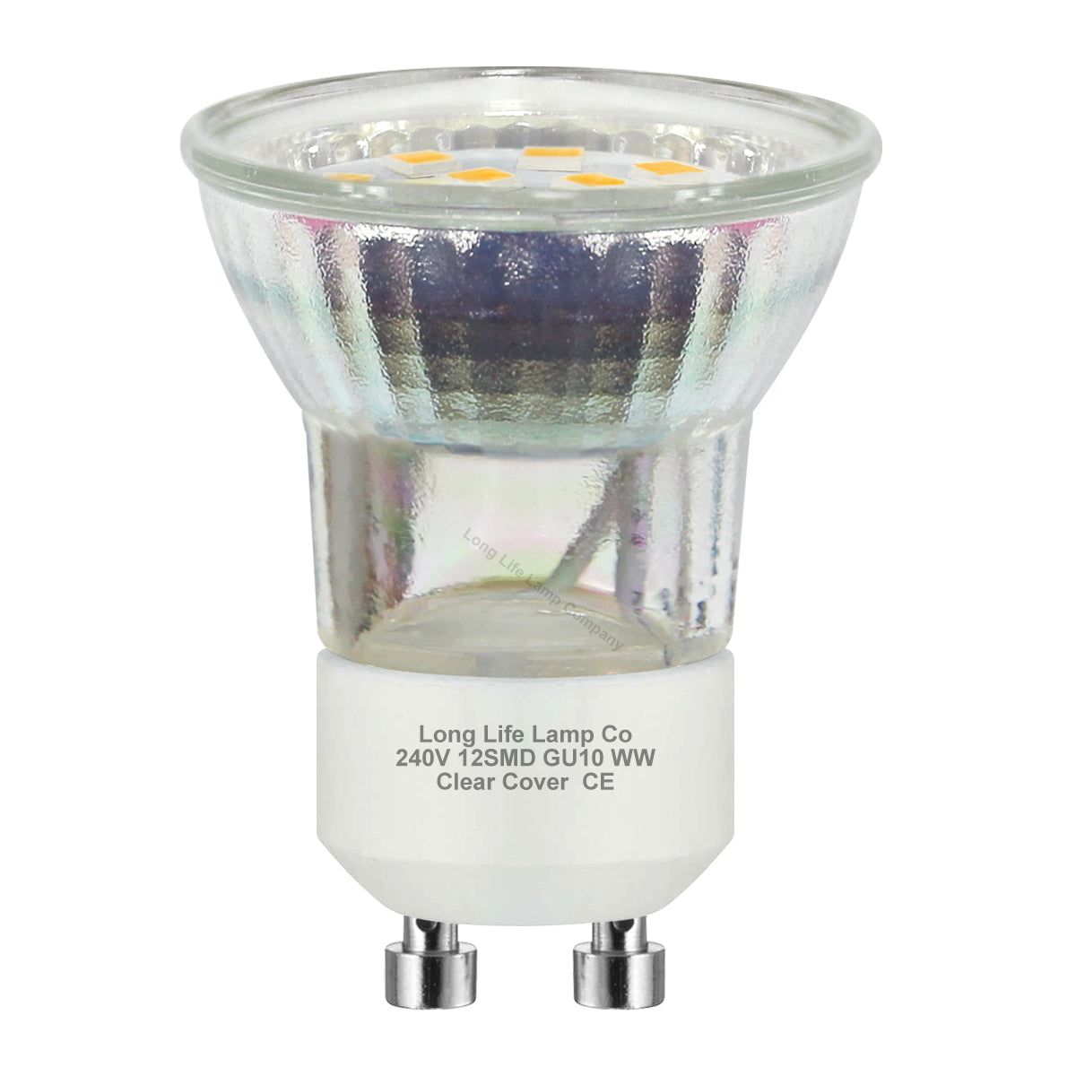 Mini GU10 LED Light Bulb 3W SMD Warm White 3000K Replacement For Small Mini Halogen GU10 35mm Very Bright
