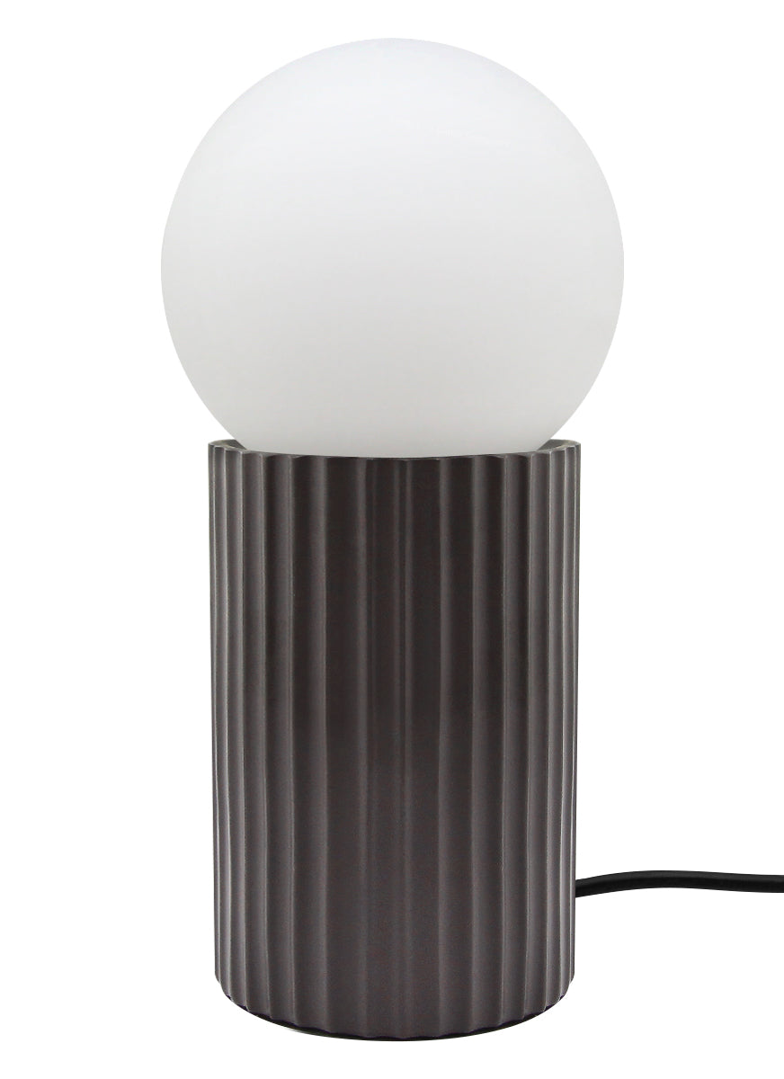 Modern Opaque Globe Opal Sphere Glass Table Lamp - Free delivery on all orders