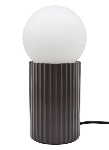 Modern Opaque Globe Opal Sphere Glass Table Lamp - Free delivery on all orders
