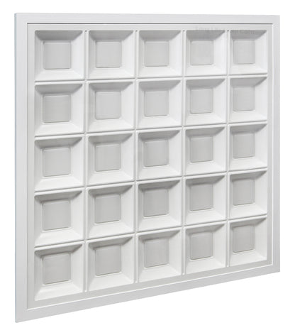 40w LED Panel 600 X 600 Recessed Ceiling Light 6500K 25 Sections Modular Replacement