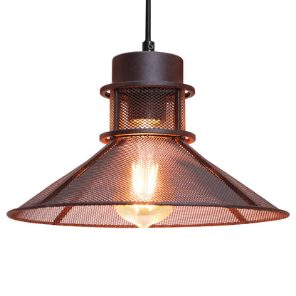 Industrial Ceiling Rustic Copper Scone Pendant Light H3075