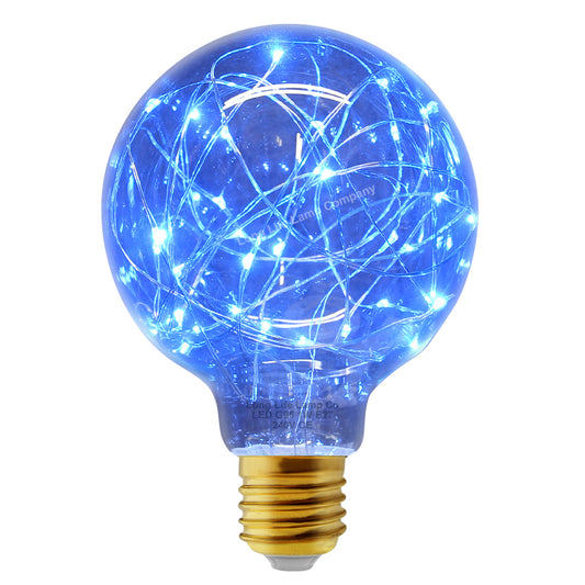 1w E27 LED Globe Decorative Light Bulb Blue G95