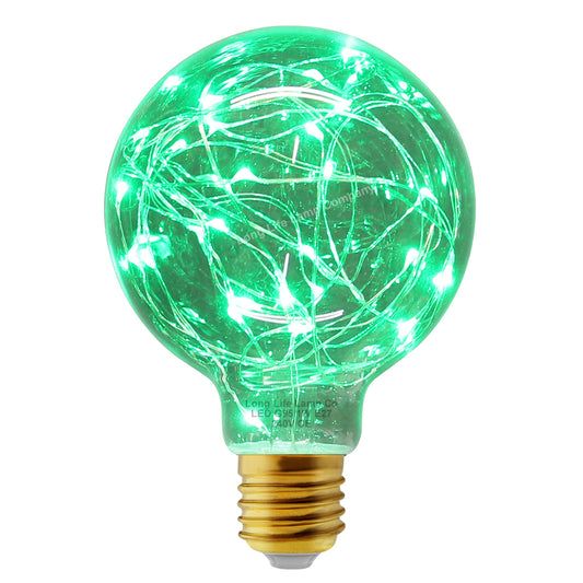1w E27 LED Globe Decorative Light Bulb Green G95
